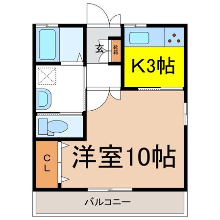 クレスト中御所の物件間取画像